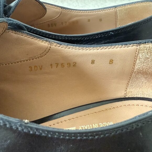 Ferragamo Leather (Fringe Trim Accent) Oxford Shoes - Picture 6 of 6